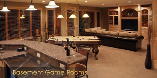 basement game rooms